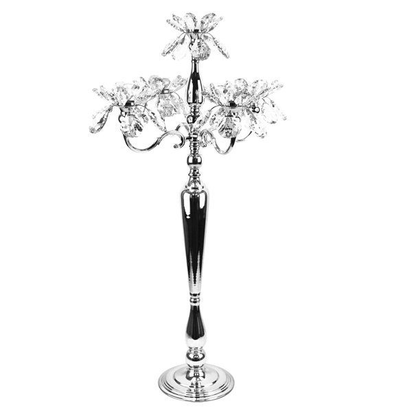 House of Hampton® Crystal Tabletop Candelabra Wayfair